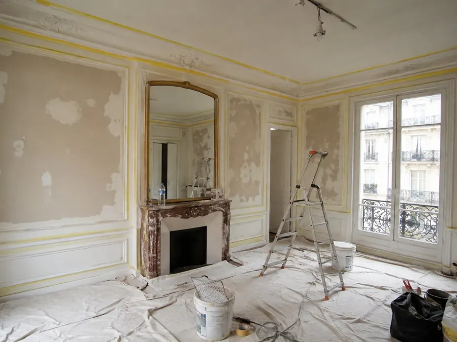 Le salon avant travaux