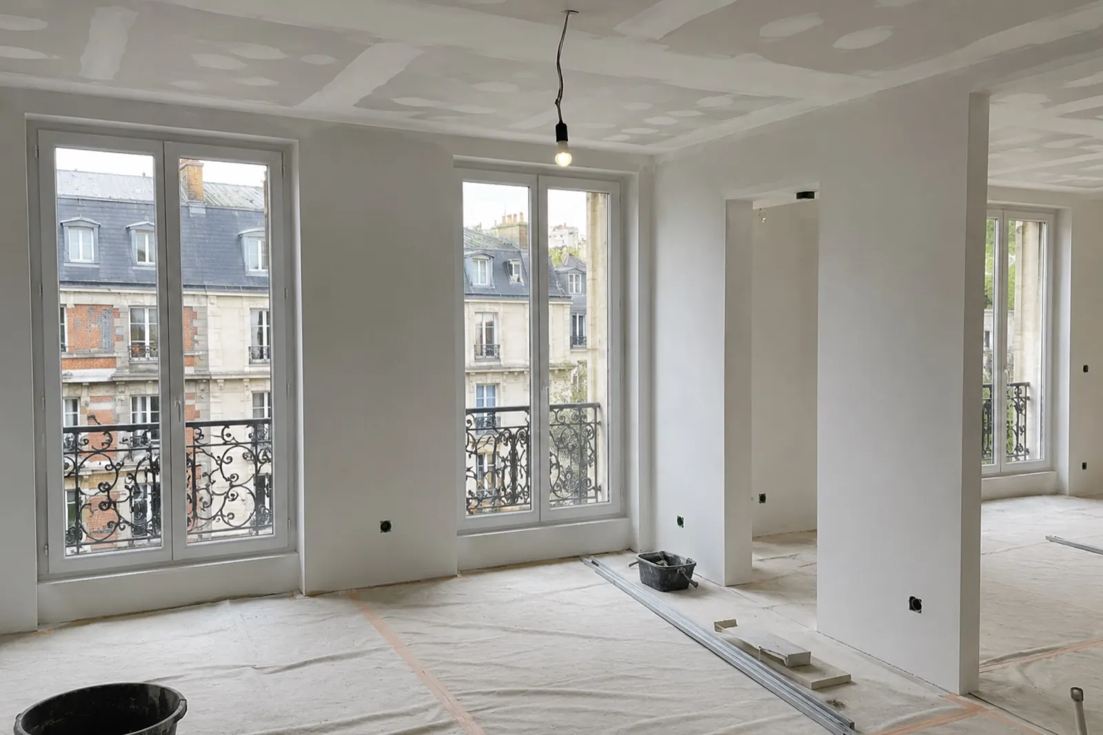 Chantier de rénovation tous corps d'état EREM à Paris