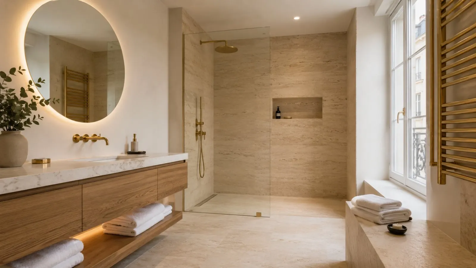 Douche à l'italienne réalisée par EREM